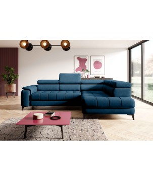 Narożnik CHIVAS L z Elektryczną regulacją siedziska WERSAL