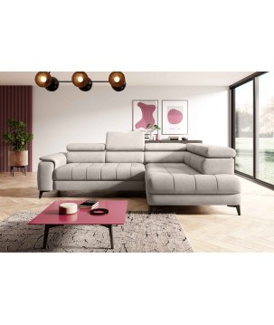 Narożnik CHIVAS L z Elektryczną regulacją siedziska WERSAL