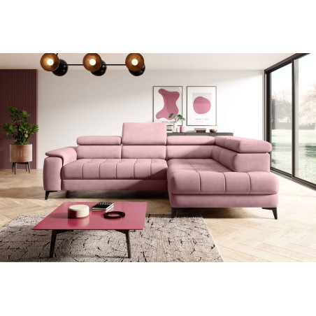 Narożnik CHIVAS L z Elektryczną regulacją siedziska WERSAL