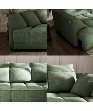 Sofa kanapa TIGA z funkcja spania Elektryczny System rozkładania WERSAL
