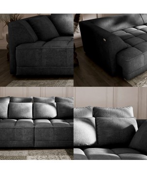 Sofa TIGA Kanapa z funkcja spania Elektryczny System rozkładania WERSAL