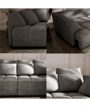 Sofa TIGA Kanapa z funkcja spania Elektryczny System rozkładania WERSAL