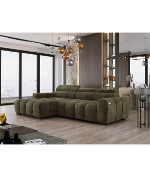 Narożnik OMBO S MINI Lewostronny z Elektryczną Regulacją WERSAL