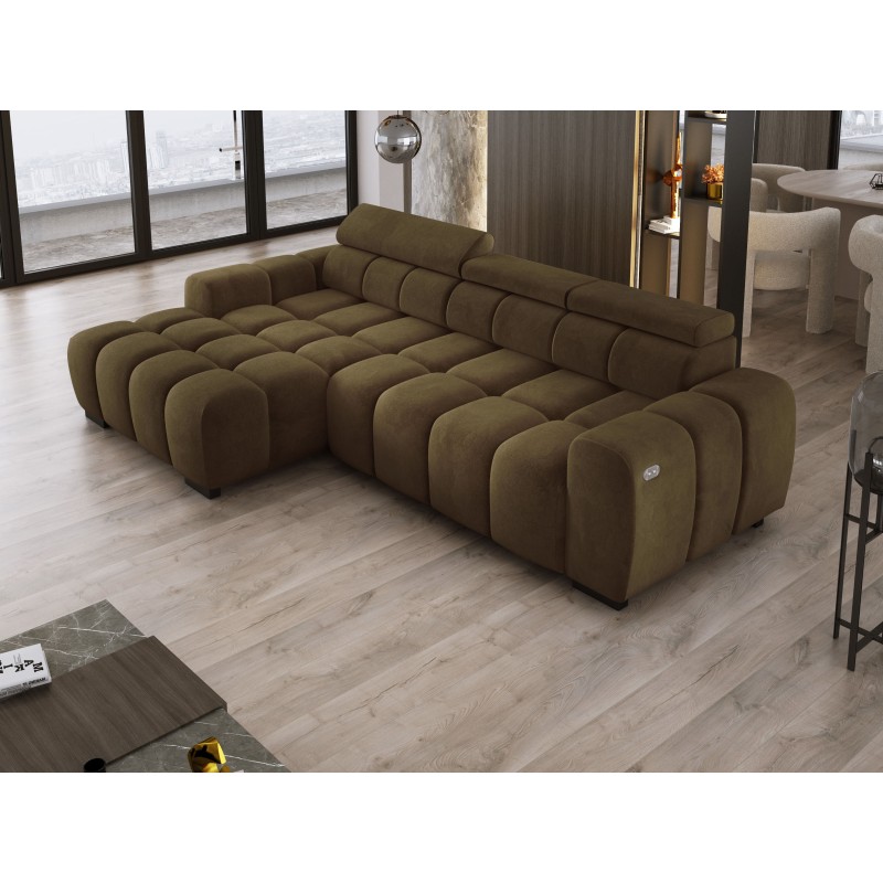 Narożnik OMBO S MINI Lewostronny z Elektryczną Regulacją WERSAL