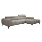 Narożnik PLAZA MINI wolnostojący Prawostronny w tkaninie Promocyjnej APHRODITE 04 WERSAL