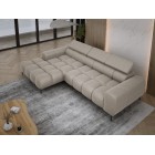 Narożnik PLAZA MINI wolnostojący Lewostronny w tkaninie Promocyjnej SOLAR 16 WERSAL