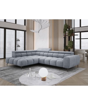 Narożnik PLAZA L wolnostojący Lewostronny w tkaninie CLOUD 82 WERSAL