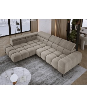 Narożnik PLAZA L wolnostojący Lewostronny w tkaninie EDEN 04 WERSAL