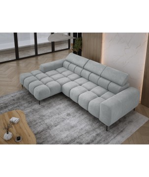 Narożnik PLAZA MINI wolnostojący Lewostronny w tkaninie CLOUD 81 WERSAL