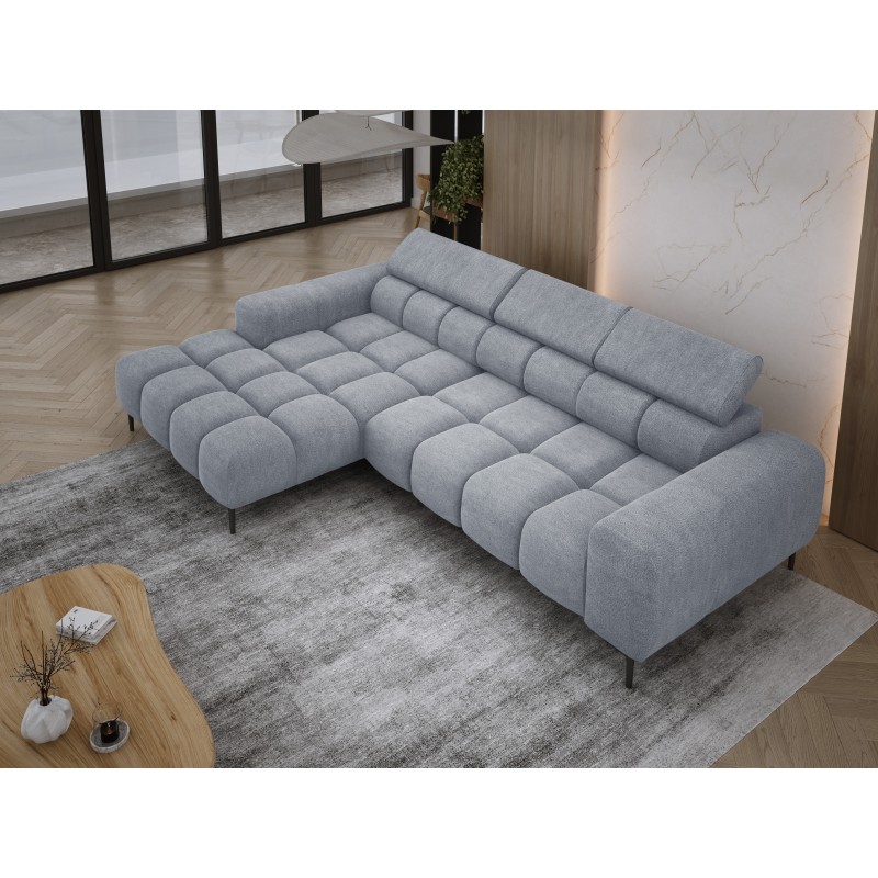 Narożnik PLAZA MINI wolnostojący Lewostronny w tkaninie CLOUD 82 WERSAL