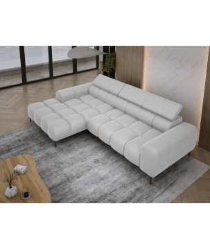 Narożnik PLAZA MINI wolnostojący Lewostronny w tkaninie SOLAR 80 WERSAL