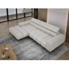 Narożnik PLAZA MINI wolnostojący Lewostronny w tkaninie SOLAR 03 WERSAL