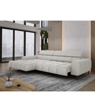 Narożnik PLAZA MINI wolnostojący Lewostronny w tkaninie SOLAR 03 WERSAL