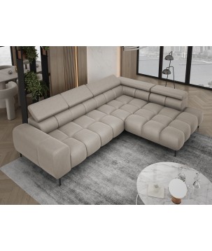 Narożnik PLAZA L z elektryczną regulacją siedziska WERSAL