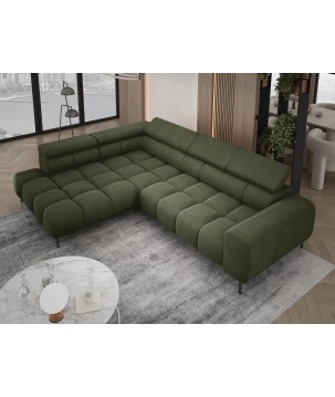 Narożnik PLAZA L wolnostojący Lewostronny w tkaninie Promocyjnej APHRODITE 12 WERSAL