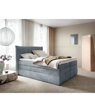 Łóżko Kontynentalne AMBER 160 Box spring 2 x pojemnik WERSAL