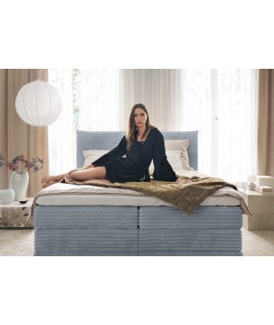 Łóżko Kontynentalne AMBER 160 Box spring 2 x pojemnik WERSAL