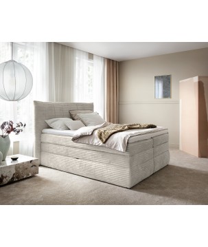 Łóżko Kontynentalne AMBER 180 Box spring 2 x pojemnik WERSAL