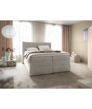 Łóżko Kontynentalne AMBER 180 Box spring 2 x pojemnik WERSAL