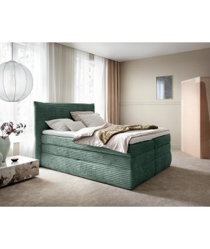 Łóżko Kontynentalne AMBER 180 Box spring 2 x pojemnik WERSAL