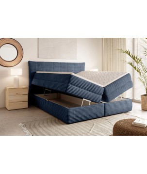 Łóżko Kontynentalne AMBER 180 Box spring 2 x pojemnik WERSAL