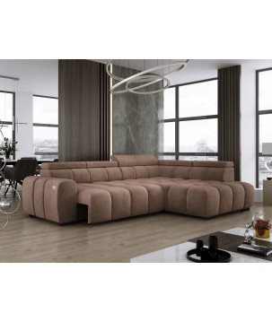 Narożnik BULL L Prawostronny z Elektryczną Regulacją SALVADOR 03 WERSAL