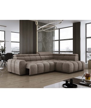 Narożnik BULL L Prawostronny z Elektryczną Regulacją EDEN 04 WERSAL