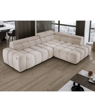 Narożnik BULL L Prawostronny z Elektryczną Regulacją SALVADOR 01 WERSAL