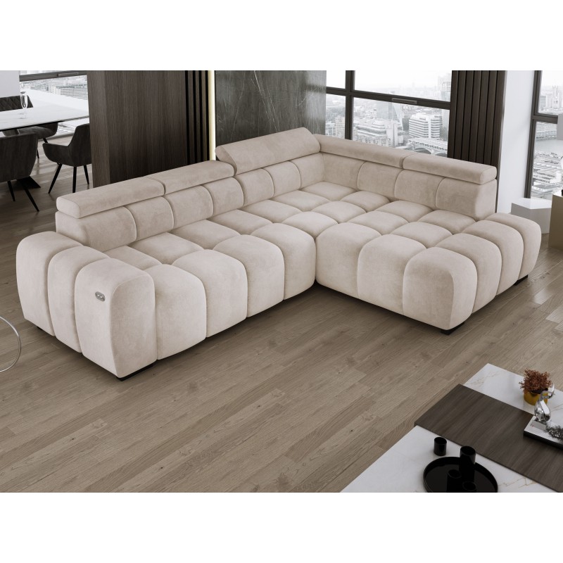 Narożnik BULL L Prawostronny z Elektryczną Regulacją SALVADOR 01 WERSAL