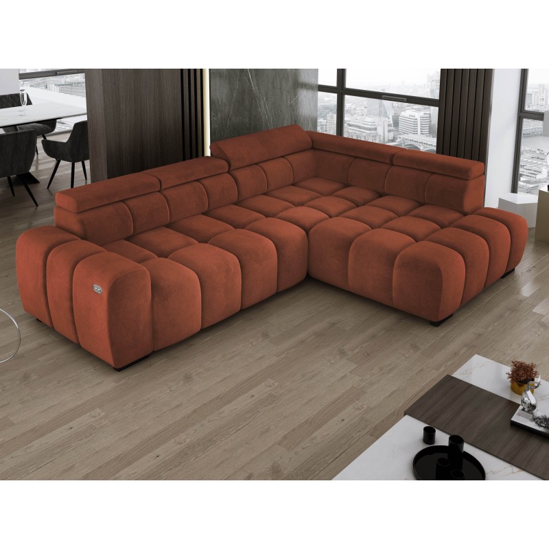 Narożnik BULL L Prawostronny z Elektryczną Regulacją SALVADOR 07 WERSAL