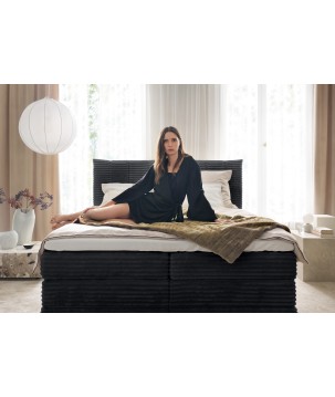 Łóżko Kontynentalne AMBER 140 Box spring 2 x pojemnik WERSAL