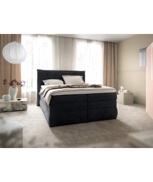 Łóżko Kontynentalne AMBER 160 Box spring 2 x pojemnik WERSAL