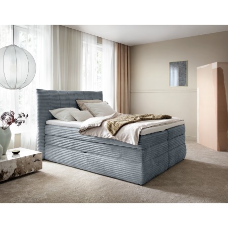 Łóżko Kontynentalne AMBER 180 Box spring 2 x pojemnik WERSAL