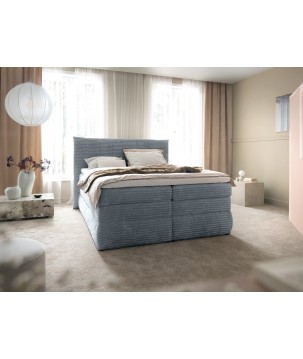 Łóżko Kontynentalne AMBER 140 Box spring 2 x pojemnik WERSAL