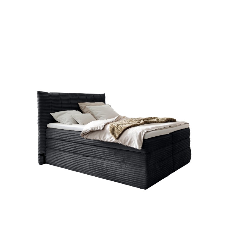 Łóżko Kontynentalne AMBER 140 Box spring 2 x pojemnik WERSAL