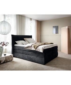 Łóżko Kontynentalne AMBER 140 Box spring 2 x pojemnik WERSAL