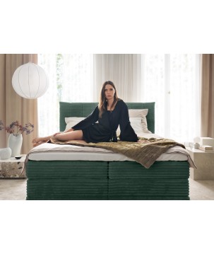 Łóżko Kontynentalne AMBER 160 Box spring 2 x pojemnik WERSAL