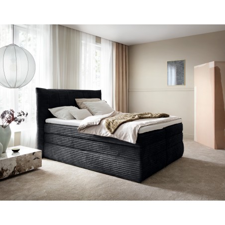 Łóżko Kontynentalne AMBER 160 Box spring 2 x pojemnik WERSAL