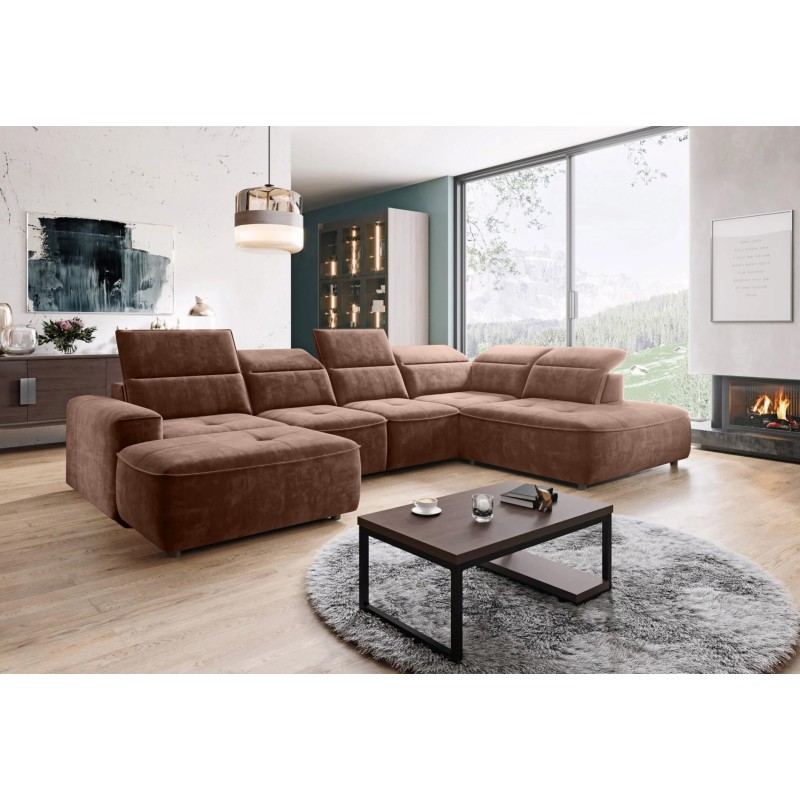 Narożnik COLOMBO XL z elektryczną funkcją spania i pojemnikiem WERSAL