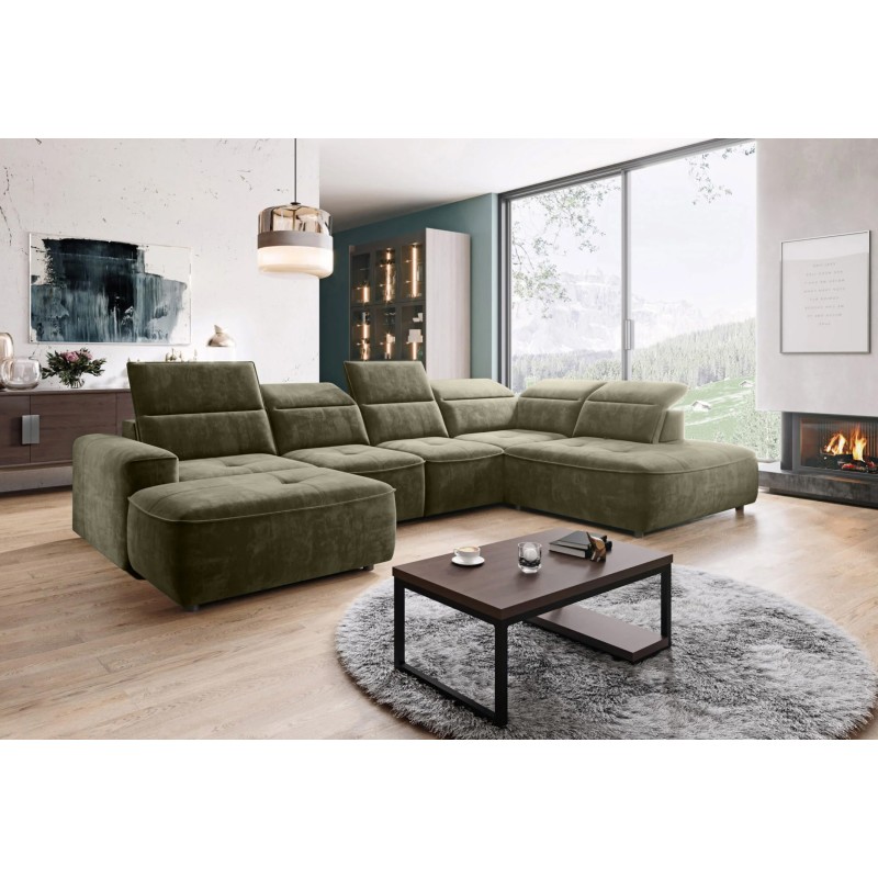 Narożnik COLOMBO XL z elektryczną funkcją spania i pojemnikiem WERSAL