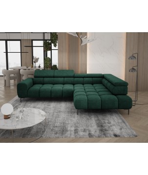 Narożnik PLAZA L Prawostronny w tkaninie CLOUD 39 WERSAL