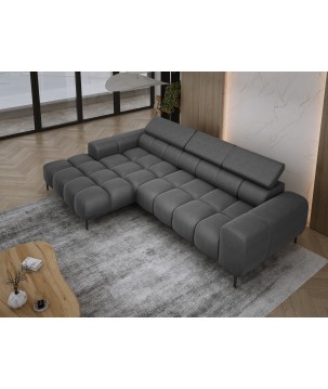 Narożnik PLAZA MINI Lewostronny w tkaninie Promocyjnej SOLAR 96 WERSAL