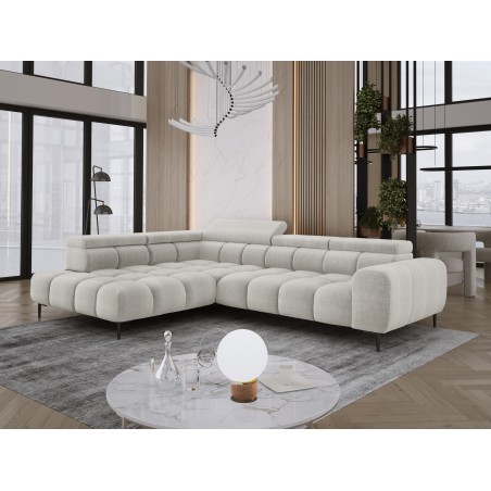 Narożnik PLAZA L Lewostronny w tkaninie EDEN 01 WERSAL