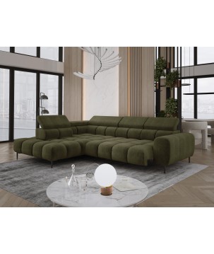 Narożnik PLAZA L Lewostronny w tkaninie EDEN 12 WERSAL