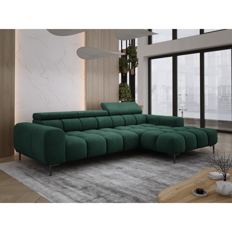 Narożnik PLAZA MINI Prawostronny w tkaninie CLOUD 39 WERSAL