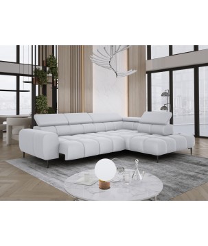 Narożnik PLAZA L Prawostronny w tkaninie SOLAR 80 WERSAL