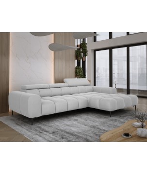 Narożnik PLAZA MINI Prawostronny w tkaninie SOLAR 80 WERSAL