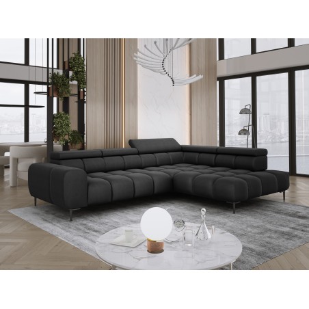 Narożnik PLAZA L Prawostronny w tkaninie Solar 99 WERSAL