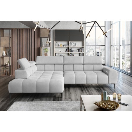 Narożnik PLAZA L Lewostronny w tkaninie Solar 80 WERSAL