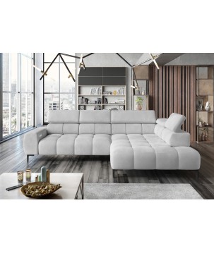 Narożnik PLAZA L Prawostronny w tkaninie Solar 80 WERSAL